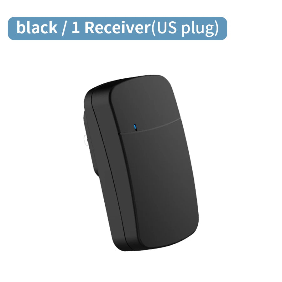 Outdoor Wireless Doorbell US/EU Plug 38 Ringtones Melodies Waterproof 150m Range House