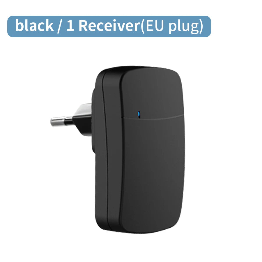 Outdoor Wireless Doorbell US/EU Plug 38 Ringtones Melodies Waterproof 150m Range House