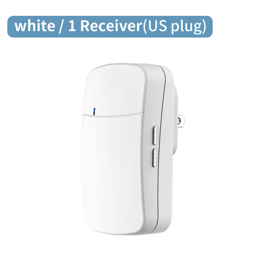 Outdoor Wireless Doorbell US/EU Plug 38 Ringtones Melodies Waterproof 150m Range House