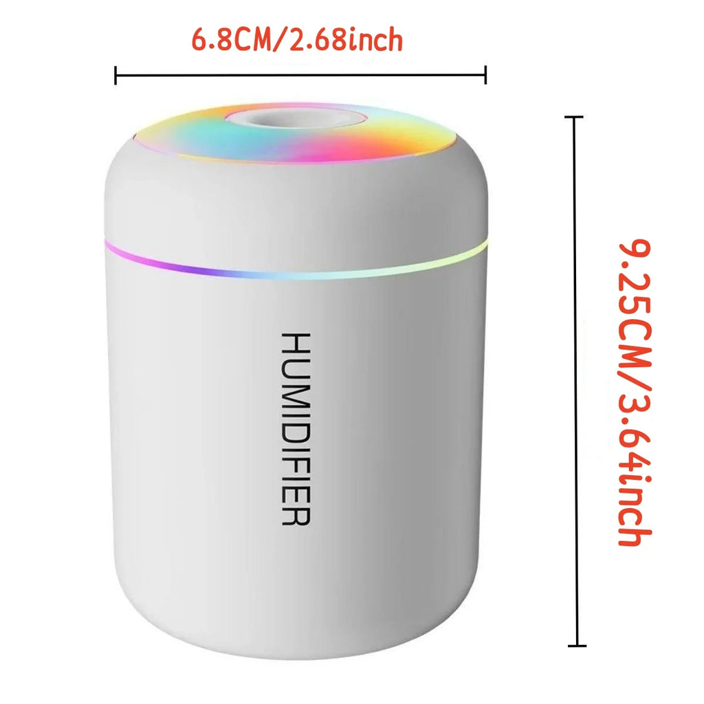 180ML Mini Air Humidifier USB Electric Aroma Diffuser Essential Oil Purifier Aromatherapy Mist Maker Lights