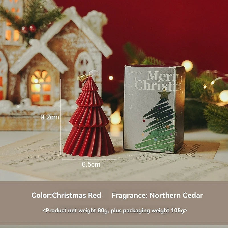Handcrafted Christmas Tree Scented Candles