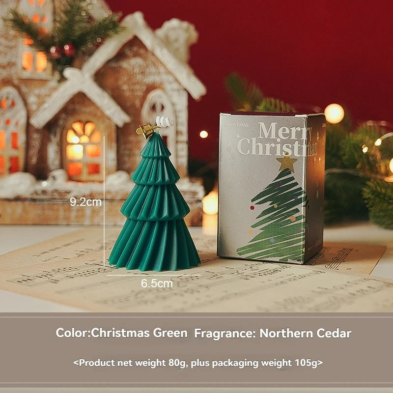 Handcrafted Christmas Tree Scented Candles