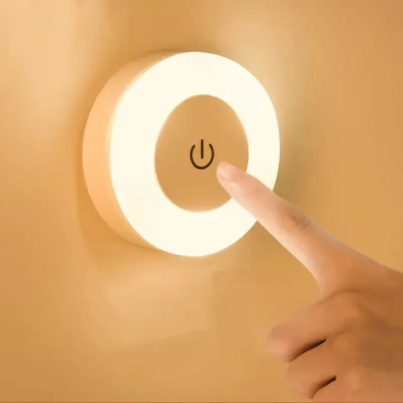 Led Wall Light Portable USB Rechargeable Night Light (Touch Light)