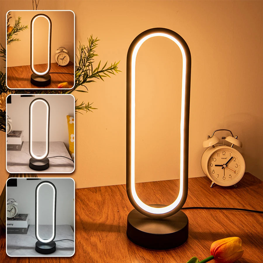 Creative Spiral LED Night Light Dimmable 3 Colors Table Night Lamp (USB)