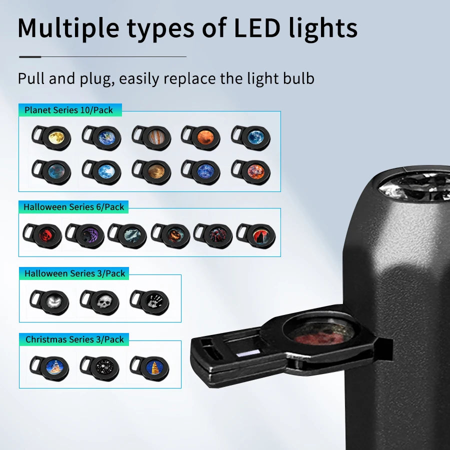 Christmas Led Projection Lamp Pumpkin Night Light