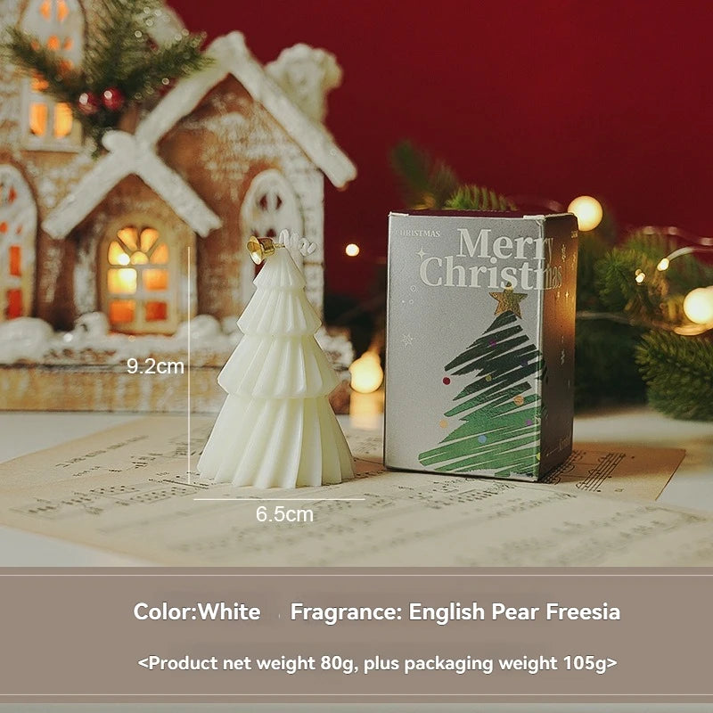 Handcrafted Christmas Tree Scented Candles