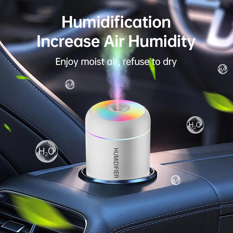 180ML Mini Air Humidifier USB Electric Aroma Diffuser Essential Oil Purifier Aromatherapy Mist Maker Lights