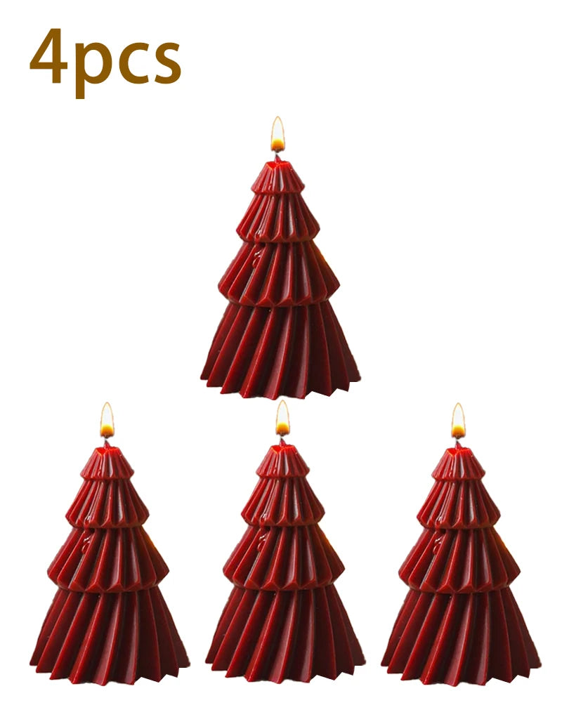 Handcrafted Christmas Tree Scented Candles