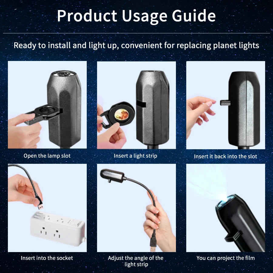 Christmas Led Projection Lamp Pumpkin Night Light