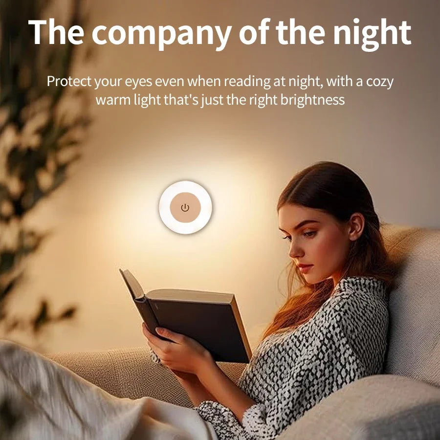 Led Wall Light Portable USB Rechargeable Night Light (Touch Light)